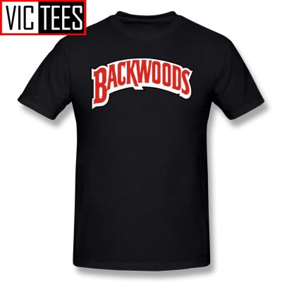 Mens Backwoods T Shirts Backwoods Logo T-Shirt Classic 100% Percent Cotton Tee Shirt Funny Men Graphic Oversize Tshirt