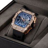 hot style barrel-shaped watch mens high-end handsome business personality fully automatic quartz brand Richard