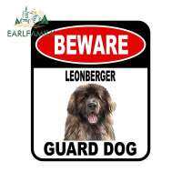 EARLFAMILY 13เซนติเมตร X 11เซนติเมตรระวัง LEONBERGER ยามสุนัขสติกเกอร์รถปกรอยขีดข่วนคอมโพสิตเข้าสู่ระบบสัตว์เลี้ยงสุนัขรูปลอก