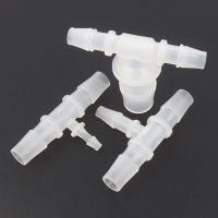 5pcs/lot 8 10mm To 4-20mm PP Reducing Tee Connectors Aeration Hose Joints Aquarium Tank Air Pump Aerator Tube Connectors