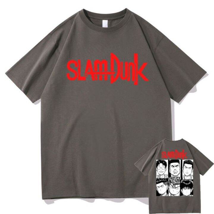 ข้อเสนอพิเศษ-tshirt-เสื้อยืดแขนสั้น-ผ้าฝ้าย-พิมพ์ลายอนิเมะ-slam-dunk-สไตล์ฮิปฮอป-ญี่ปุ่น-สตรีท-โอเวอร์ไซซ์-แฟชั่นสําหรับผู้ชาย-และผู้s-5xl