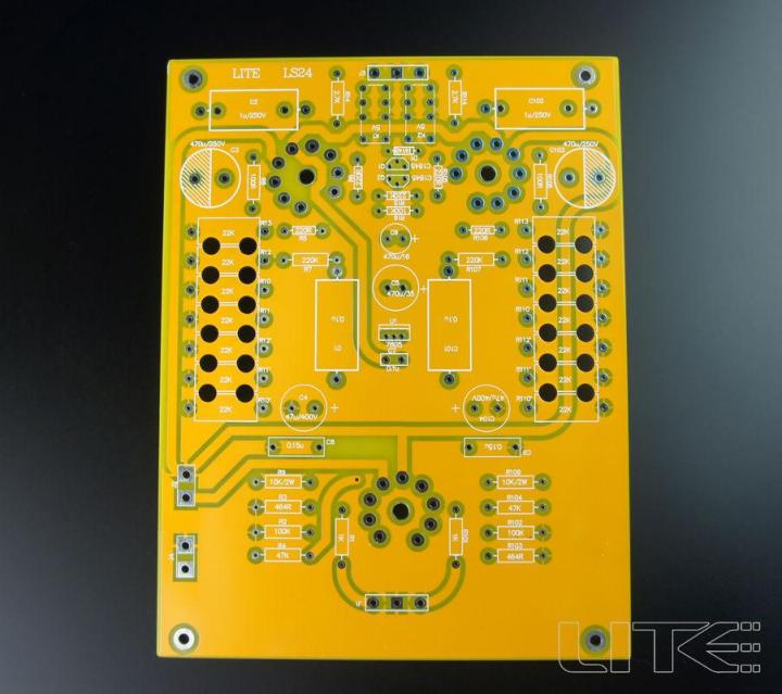 :{”》: LITE LS24 PCB พร้อมบอร์ดขยายสัญญาณหลอดหูฟัง + บอร์ดเปล่า