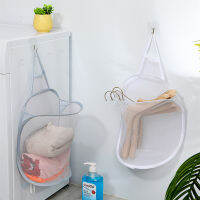 Foldable Wall-Mounted Laundry Basket Household Laundry Storage Organizer Underwear Socks Clothes Storage Box Organize