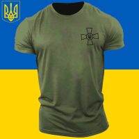 สัญลักษณ์ของยูเครน Armed Forces สีดำ TShirt Zelensky Streetwear Leisure เสื้อ T ยูเครนทหาร Unique Gift Idea TshirtS-5XL