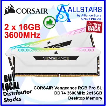 Promo CORSAIR Vengeance RGB 32GB (2x16GB) 288-Pin PC RAM DDR5