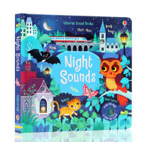 Original English picture book Usborne wonderful touch phonation book night sounds listen to all kinds of sounds at night Usborne young enlightenment Usborne