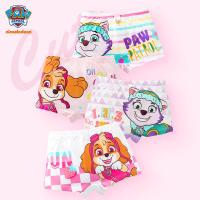 Paw Patrol กางเกงในสำหรับเด็กผู้หญิง,กางเกงในกางเกงขาสั้นเด็กวัยหัดเดินกางเกงบ็อกเซอร์ผ้าฝ้ายเด็กบริสุทธิ์สำหรับเด็กผู้หญิงตัวเล็ก