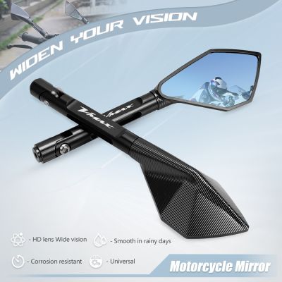 Motorcycle Rearview Mirror CNC Aluminum View Side Mirrors FOR YAMAHA VMAX V-MAX 1200 XMAX125 XMAX 200 X-MAX250 400 all years
