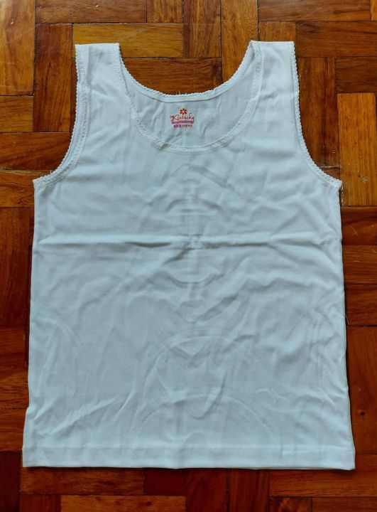 CAMISOLE GIRL LADY SANDO KENTUCKY COTTON White | Lazada PH