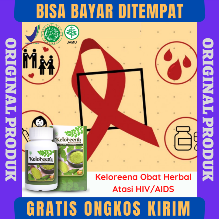 Keloreena Obat Herbal Hiv Aids Khasiat Terbukti 50 Kapsul Ekstrak