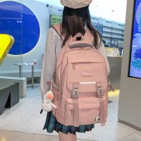 ? New han edition leisure backpack bag tide of primary and middle school students with contracted the original SuFeng high-capacity nylon backpack female