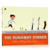 The runaway dinner picture book imagination cultivation English Enlightenment interesting story picture book Allan Ahlberg paperback