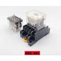 รีเลย์  Relay  LY4N+แถมซ๊อคเก็ต  10A DC12-24-48V AC110-120V 10Aพร้อมส่งรับประกัน7วัน