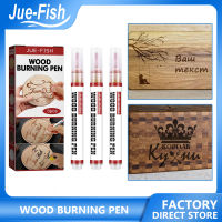 JUE-FISH Wood Burning Pen Scorch Wood Burned Marker Pyrography Pens For DIY Projects Fine Tip Woodworking Supplies Scorch Pen Marker Chemical Wood Burning Pen Wood Burning Markers Pens Stationery For DIY Wood Crafts Projects