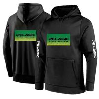 Pelagic Fishing 2022 Spring and Autumn Men New Print Solid Pullover Fashion Leisure Comfortable Breathable Hooded Warm Clothes Size XS-4XL