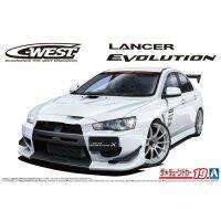 พลาสติก โมเดล ประกอบ  AOSHIMA สเกล1/24 C-WEST CZ4A Lancer Evolution X 07 AO-58978