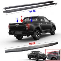 กันรอยขอบกระะบท้ายรถยนต์ กันรอยฝาท้าย สำหรับ รุ่น มาสด้า MAZDA BT-50 BT50 ปี 2021 - 2022 สีดำด้าน 3 ชิ้น