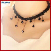 Bluelans®ลูกปัดแฟชั่นสำหรับผู้หญิงพู่ถักกลวง Choker เครื่องประดับสร้อยคอ