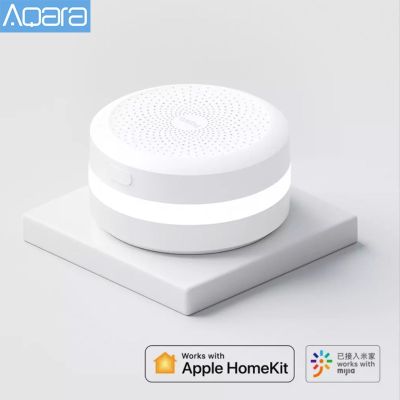 2021 ใหม่ Aqara M1S Hub Gateway Zigbee 3.0 พร้อมไฟ Led Rgb สําหรับ Mi Home App Apple Homekit Aqara Apple จาก Xiaomi