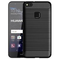 For Huawei P10 Lite Silicone Case Shockproof Cover for p10 lite Soft Phone Cases For P10lite Carbon Fiber Case Coque Fundas