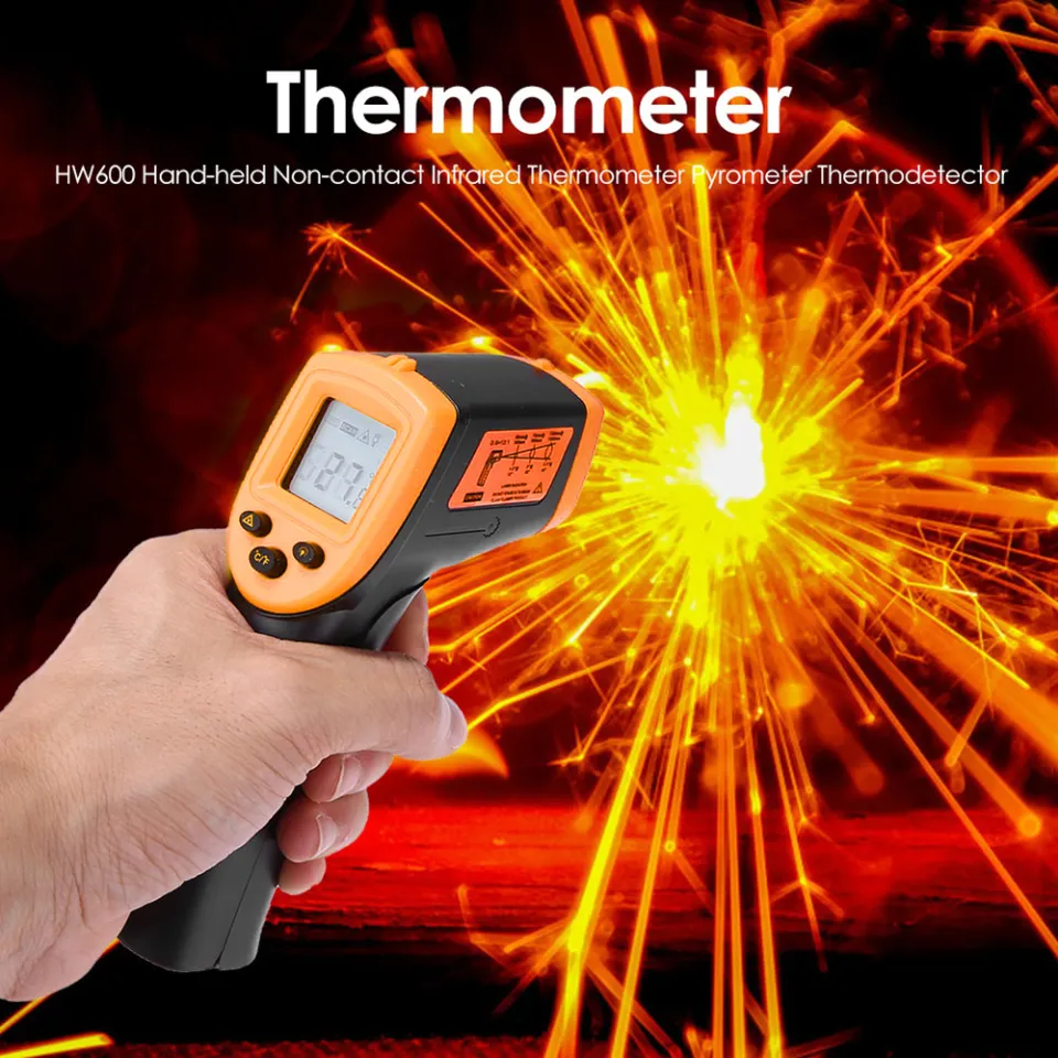 Digital Infrared Thermometer IR Industrial LCD Temperature Gun