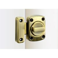 【LZ】☾  High Quality Zinc Alloy Universal Door Latch Gate Latch Security Sliding Door Lock Door Bolt Zinc Alloy with Screws Latch