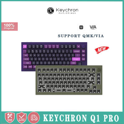 Keychron Q1 Pro Knob QMK/VIA Bluetooth Gasket Dual Mode 75 Mechanical Keyboard