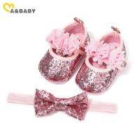 【hot】！ Ma Baby 0-18M Birthday Infant Newborn Baby Shoes   Hairband