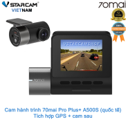 Camera hành trình 70mai Dash Cam Pro Plus+ A500S Quốc tế. Tích hợp sẵn GPS