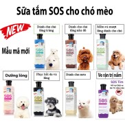 HCM- Sữa Tắm SOS Đủ màu - 530ml - Dành cho tất cả các loại chó mèo dầu tắm
