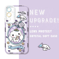 Casing Ponsel สำหรับ Infinix Tecno Pova 2 Pova 3 Pova 4 Pova 4 Pro เคสโทรศัพท์รูปการ์ตูนกันกระแทกของแท้ปลอกอ่อนเคสมือถือใสป้องกันกล้องคลุมทั้งหมด