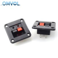 2PCS Push Type Speaker Terminal Board 2 Positions Speaker terminal