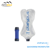 PLATYPUS QUICKDRAW MICROFILTER  อุปกรณ์กรองน้ำแบบพกพา เหมาะกับการเดินป่า แบ็คแพ็ค กรองได้อย่างง่าย และรวดเร็ว