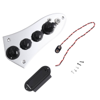 Universal 5 Jazz JB-08 Bass Loaded Control Plate for 4/5 String Bass Guitar Replacement Spare Parts