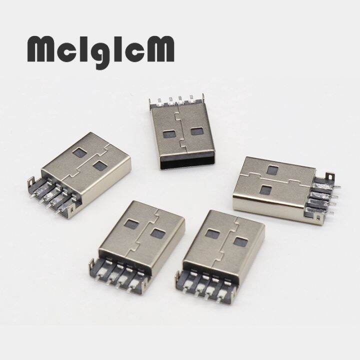10ชิ้น-usb-ขนาดเล็ก2-0-4pin-ชนิดปลั๊กตัวผู้ขั้วต่อ-smt-สีดำ
