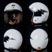 หมวกกันน็อค Mototwist Helmets - ODYSSEY THUNDER Grossy สีเงา (Quality Custom Made)