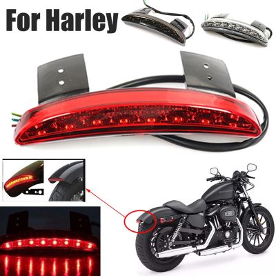 แผ่นบังโคลนหลังไฟมอเตอร์ไซค์ไฟท้ายแสงสำหรับ Harley Davidson Touring Sportster XL XL883 883 1200