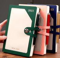 Firmly Bound Waterproof Laptop Difficult To Drop Pages Magnetic Buckle Book Pocket Horizontal Line Notebook Business Notebook Laptop