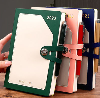 Magnetic Buckle Book Not Easy To Bleed Ink Firmly Bound Durable And Non Peeling Business Notebook Laptop Pocket Horizontal Line Notebook