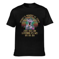 Count Von Count TodayS Number Is Zero Sesame Street Mens Short Sleeve T-Shirt