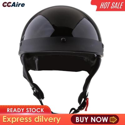 หมวกลายหัวกะโหลกจักรยานครุยเซอร์เปิดหน้าแบบรถจักรยานยนต์หมวกนิรภัยครึ่งจุด CCAire