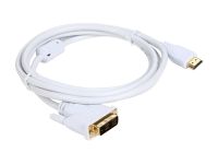 HDMI to DVI-D Adapter Cable30AWG High Speed HDMI to DVI-D(18 1) Adapter Cable w/Ferrite Cores - 1920 x 1080p