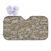 hot【DT】 Multicam Windshield Sunshade Camouflage Car Front Window 70x130cm Blinds