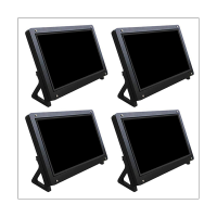 4X 7 Inch Display Monitor LCD Case Support Holder for Raspberry Pi 3 Acrylic Housing Bracket LCD Black