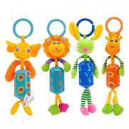 Baby Car Seat Toy Animal Baby Hanging Rattles Toys Baby Rattle Teething