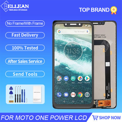 6.2นิ้วสำหรับ Motorola Moto One Power LCD Touch Screen Digitizer ASSEMBLY สำหรับ Moto P30หมายเหตุจอแสดงผลเครื่องมือจัดส่งฟรี