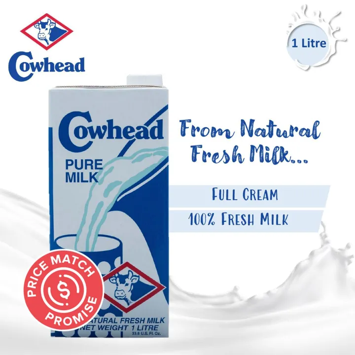 Cowhead UHT Pure Milk 1L