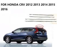 4 * ชิ้นสำหรับฮอนด้า CRV 2012 2013 2014 2015 2016รถนอกหน้าต่างปั้น Weatherstrip ซีลเข็มขัดแถบสภาพอากาศพลาสติกตัด