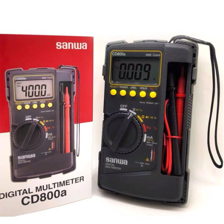 sanwa-ดิจิตอลมัลติมิเตอร์-โอห์ม-digital-multimeter-รุ่น-cd800aโวลต์มิเตอร์-เครื่องมือวัดกระแสไฟฟ้า-พร้อมจอ-เครื่องมือวัด