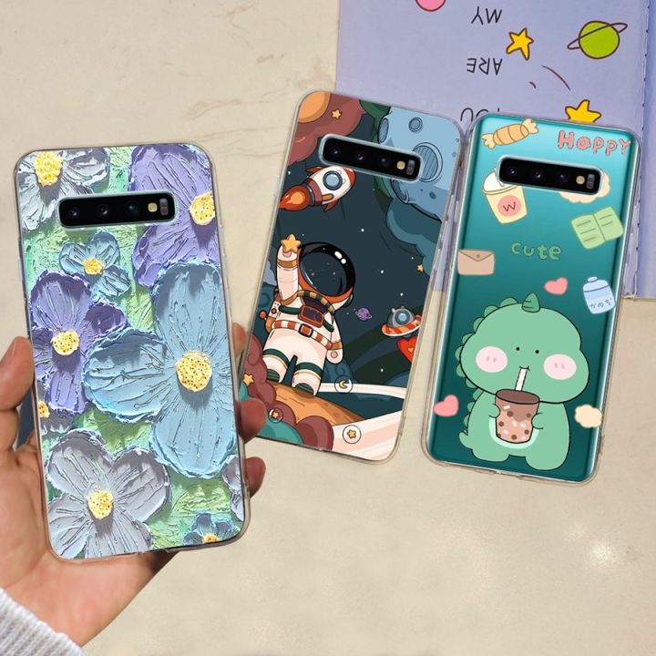 เคสสำหรับ-samsung-galaxy-s10-plus-sm-g975f-ds-ใหม่เคสลายดอกไม้สำหรับ-samsung-s10-s-10-plus